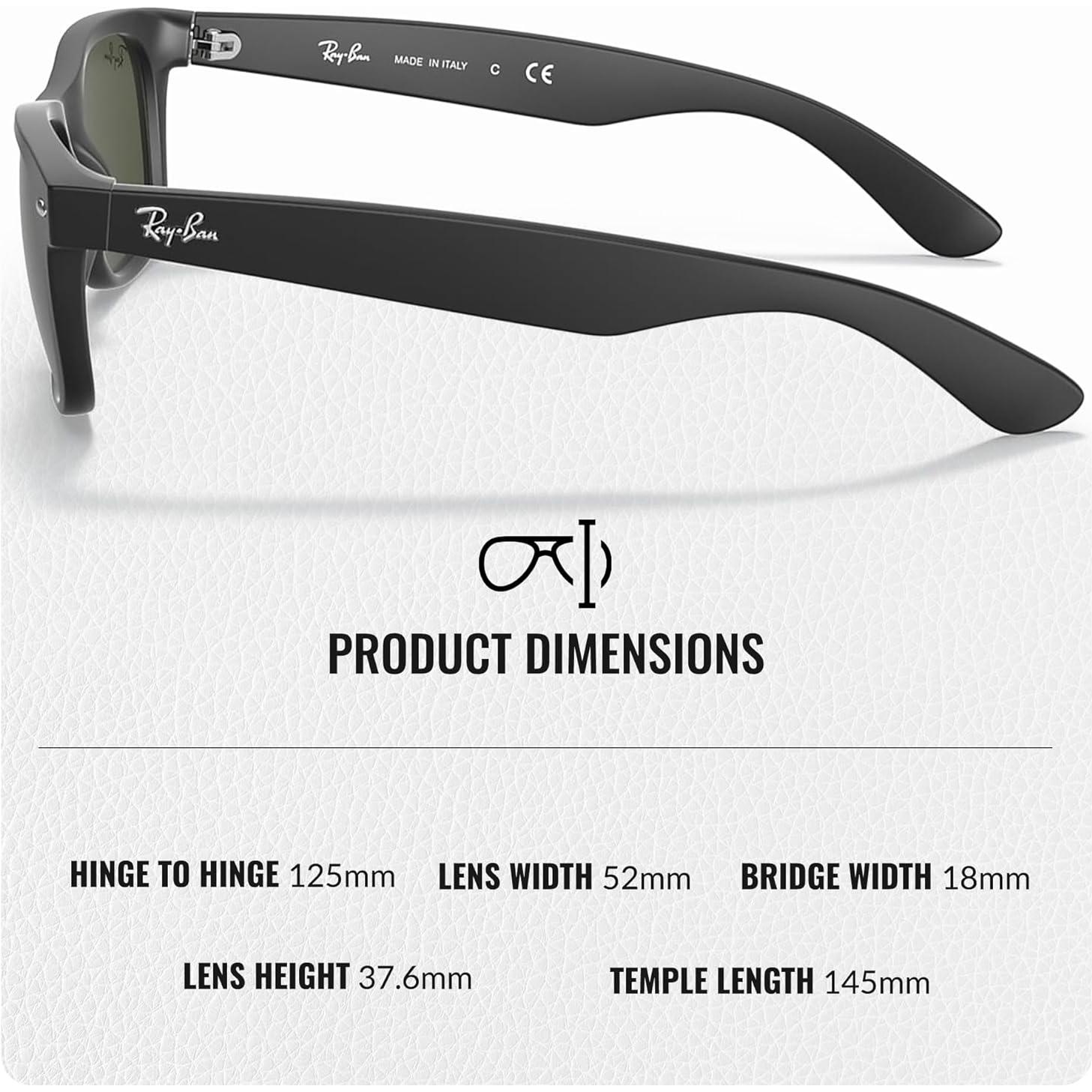 Gafas de Sol Ray-Ban RB2132 New Wayfarer Cuadradas 58mm