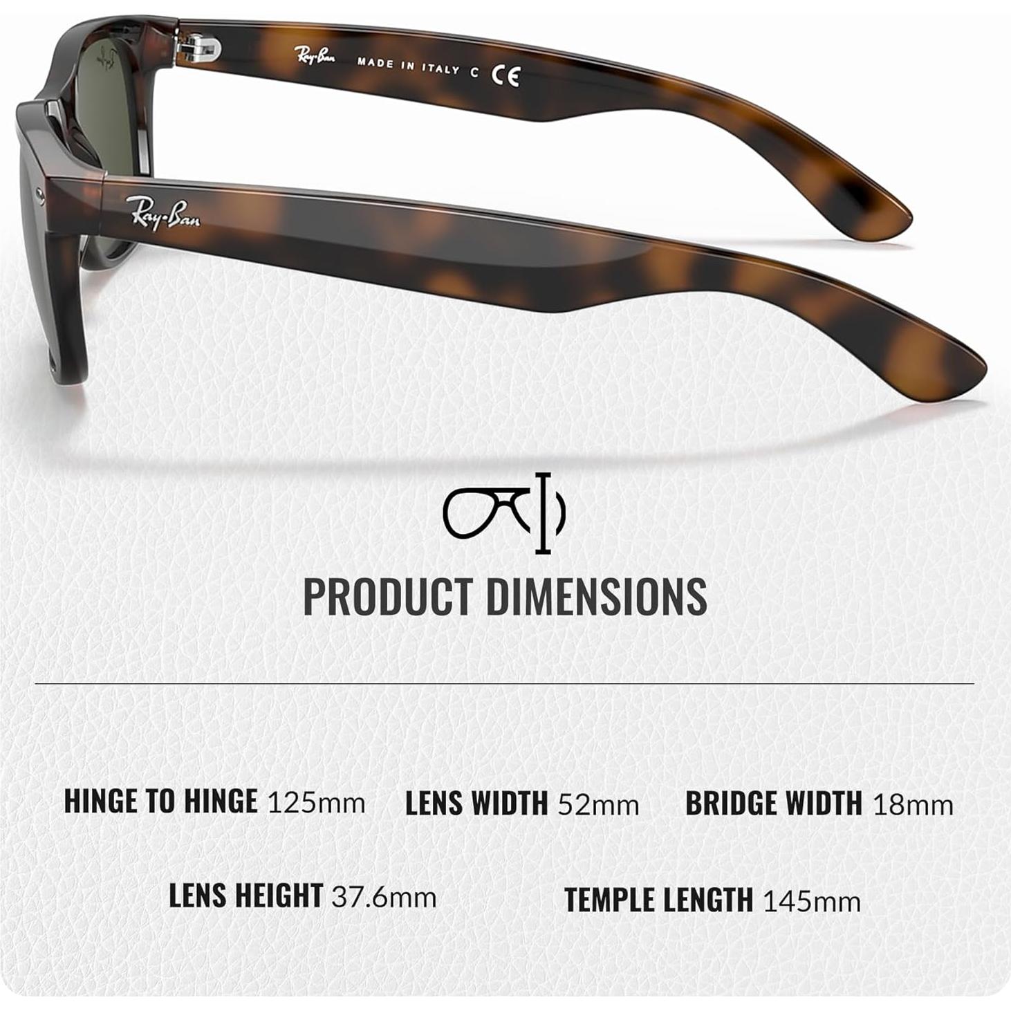 Gafas de Sol Ray-Ban RB2132 New Wayfarer Cuadradas 52mm