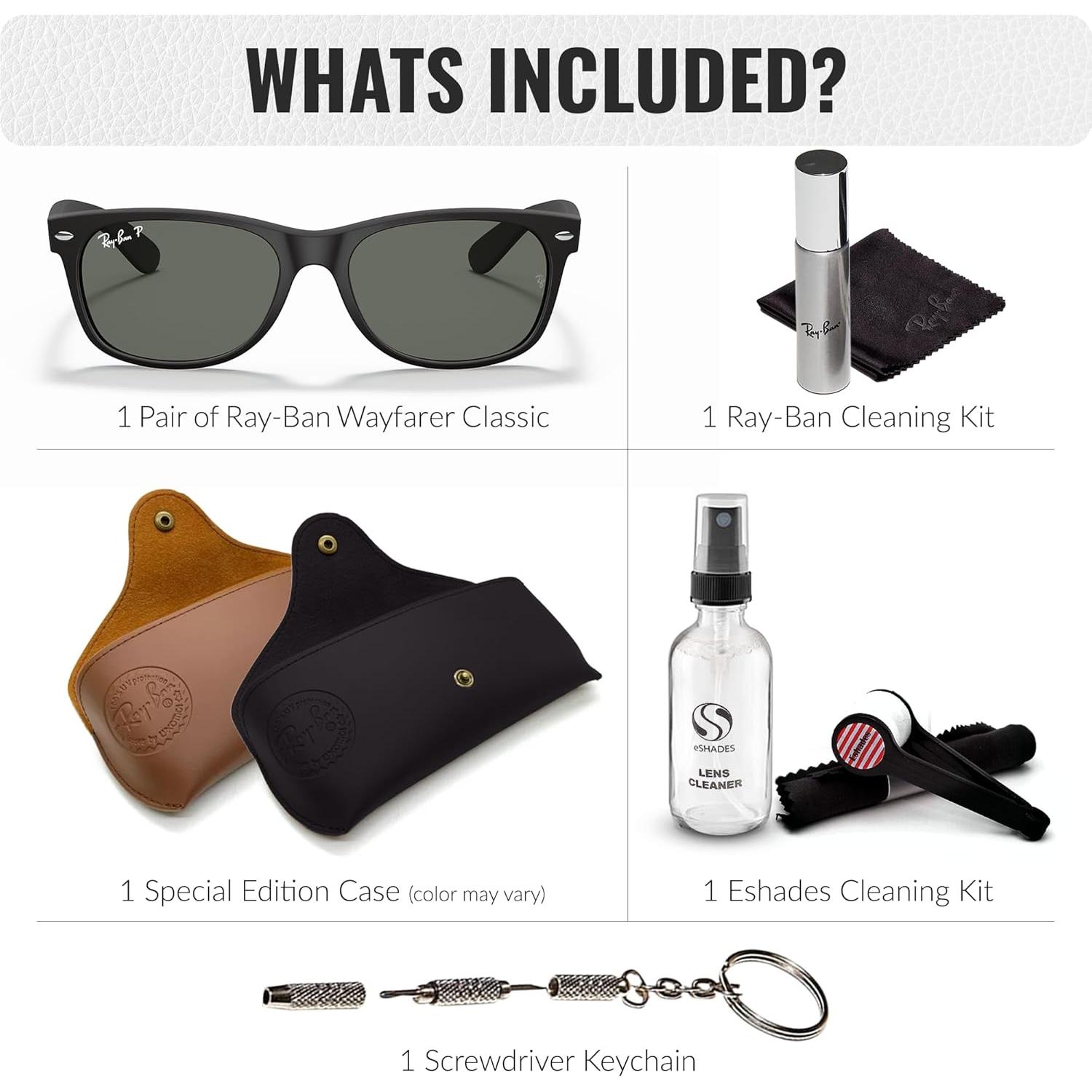 Gafas de Sol Ray-Ban RB2132 Cuadradas Polarizadas 55mm