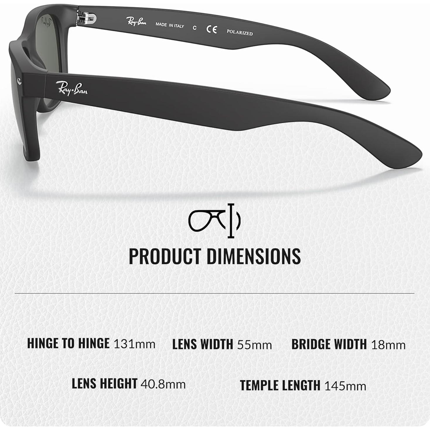 Gafas de Sol Ray-Ban RB2132 Cuadradas Polarizadas 55mm