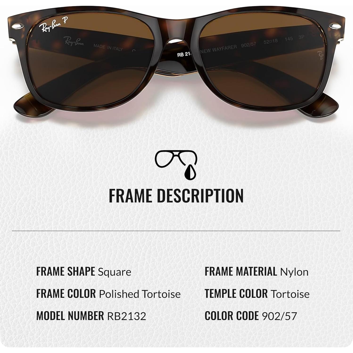 Gafas de Sol Ray-Ban RB2132 New Wayfarer Polarizadas