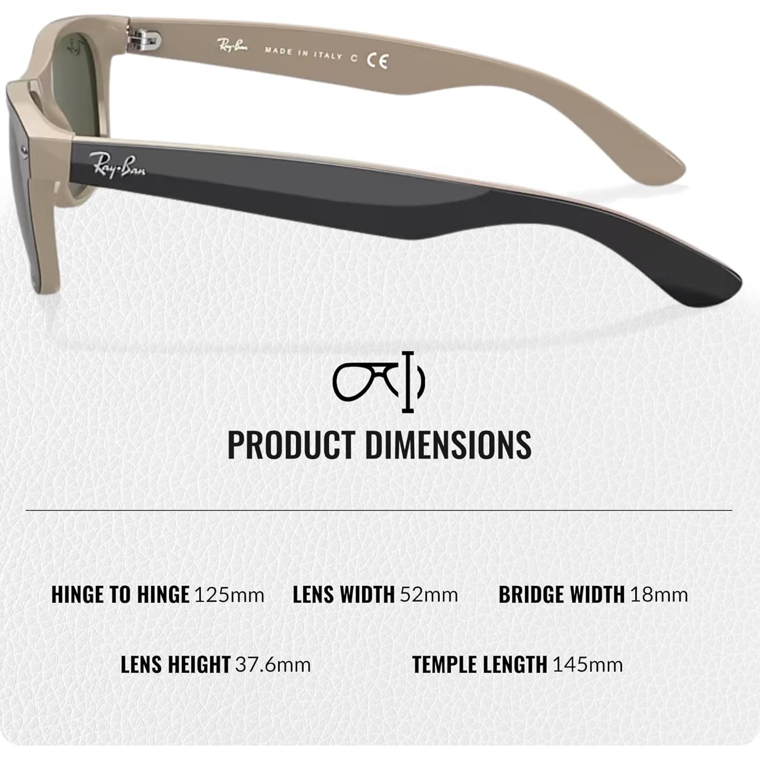 Gafas de Sol Ray-Ban New Wayfarer Cuadradas 51mm