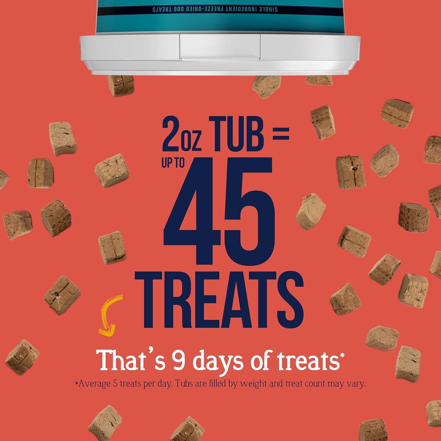 Golosinas Liofilizadas para Perros Stewart Hígado de Res 56.7g