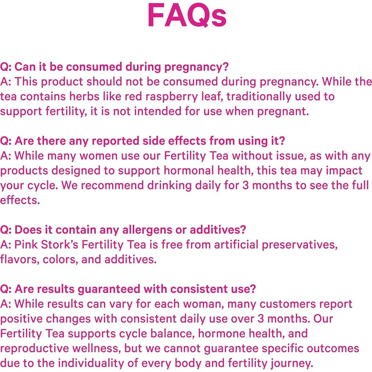 Té de Fertilidad Pink Stork Menta Orgánica 15 Bolsitas