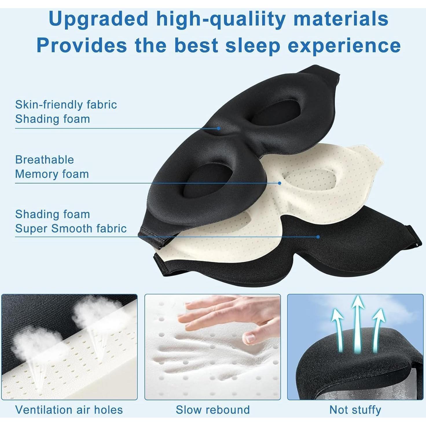 Correa para Barbilla Anti Ronquidos AIR BLOW Ajustable Negra