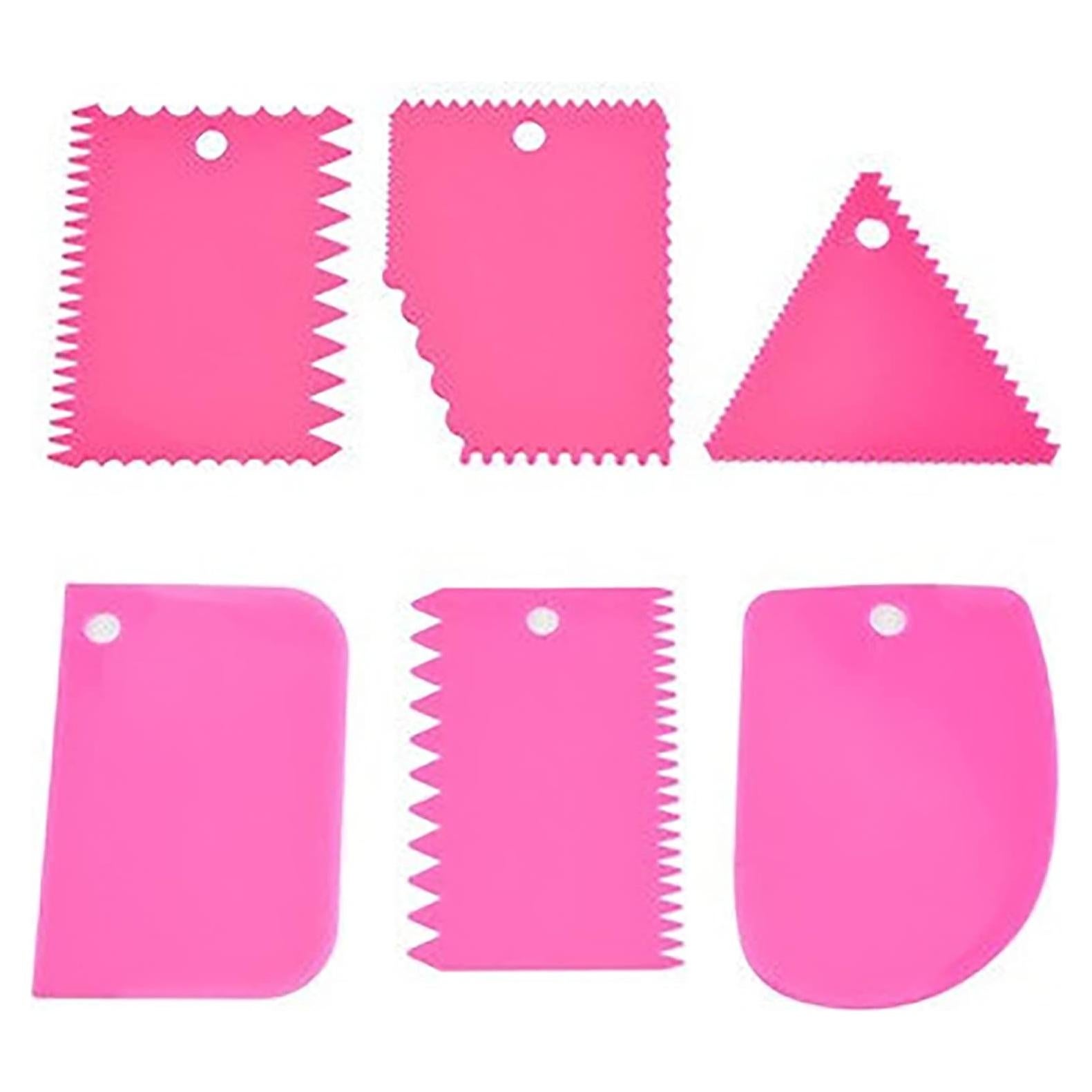 Juego de Raspadores de Arcilla OZXNO 6 Piezas Rosa