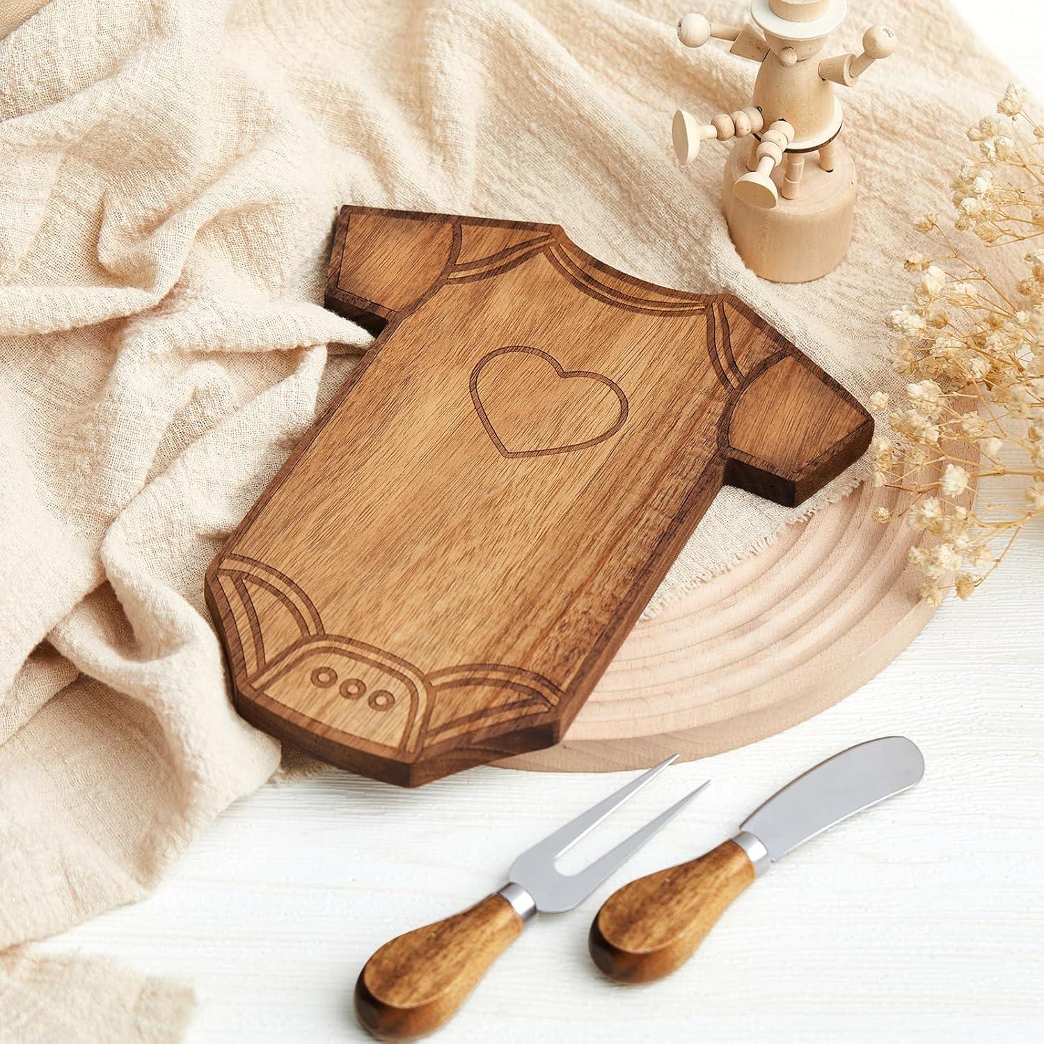 Set de Regalo Baby Shower Ziliny 50 Tablas Acacia 20.5x18 cm