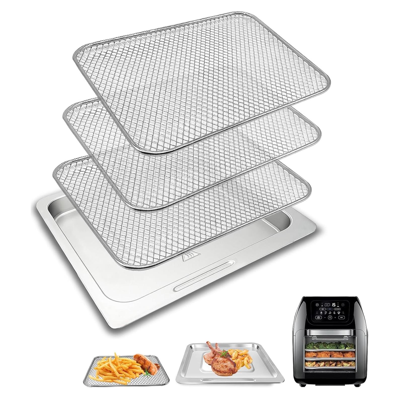 Juego de 4 Accesorios para Freidora de Aire Chefman 10L