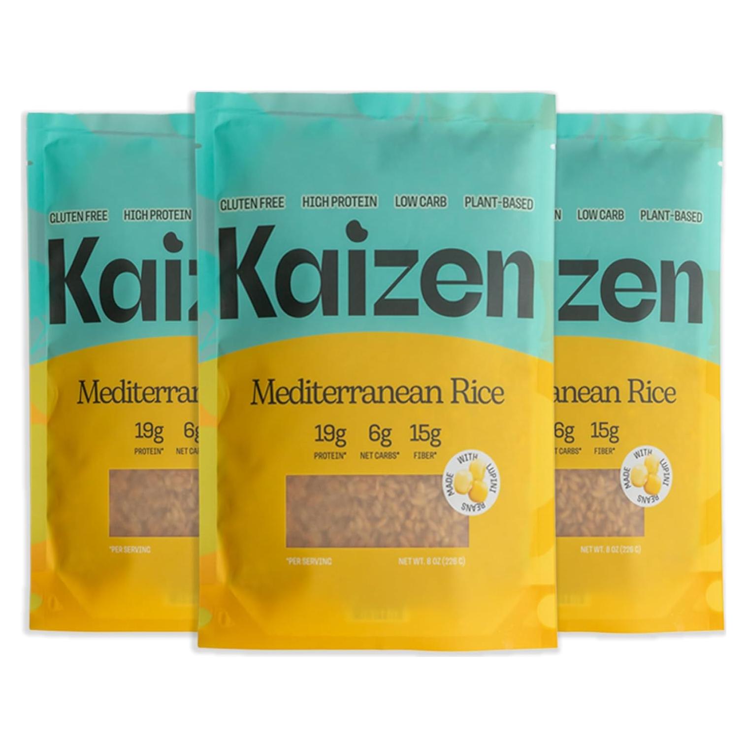 Arroz Mediterráneo Keto Kaizen 226.8g - Alto en Proteínas, Sin Gluten