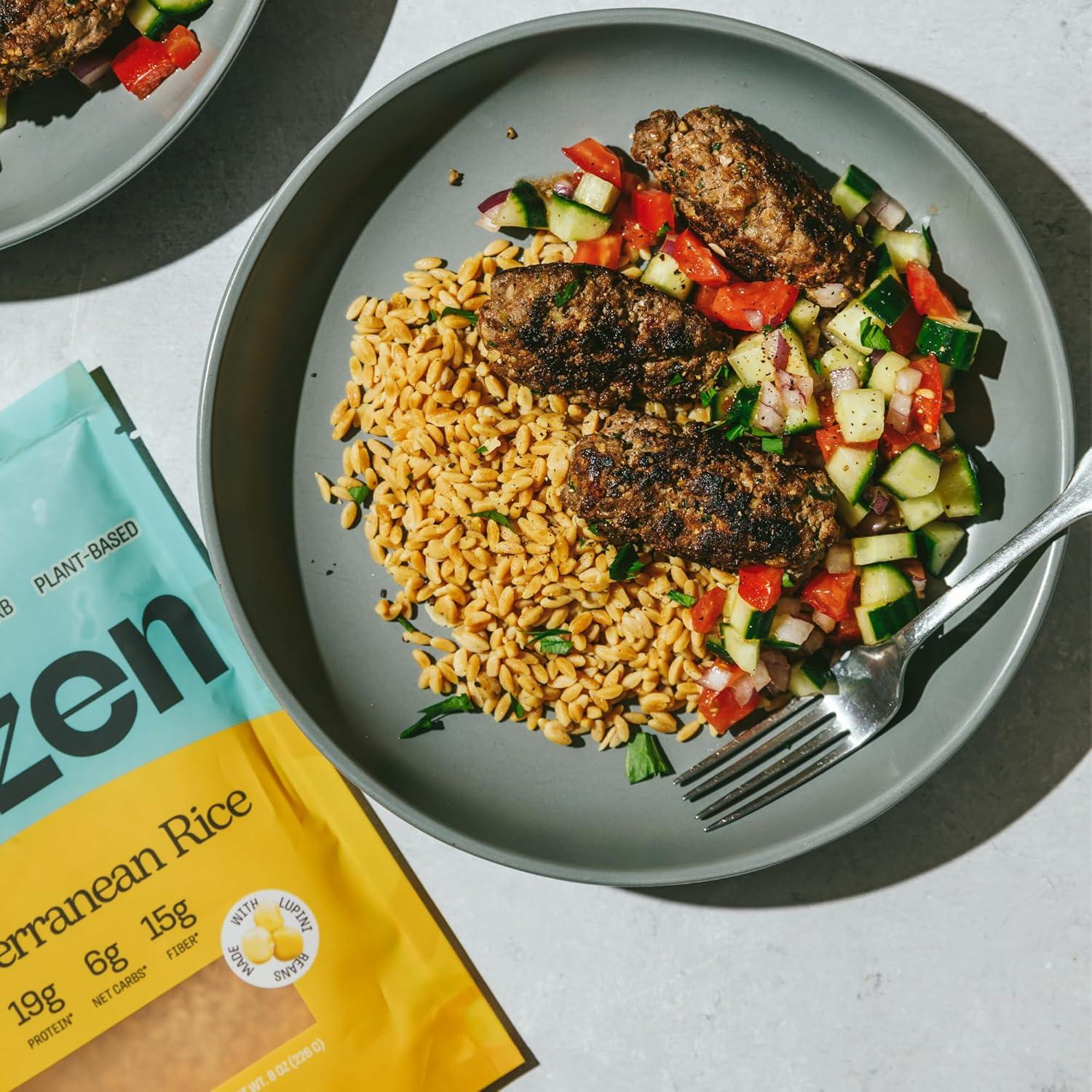 Arroz Mediterráneo Keto Kaizen 226.8g - Alto en Proteínas, Sin Gluten