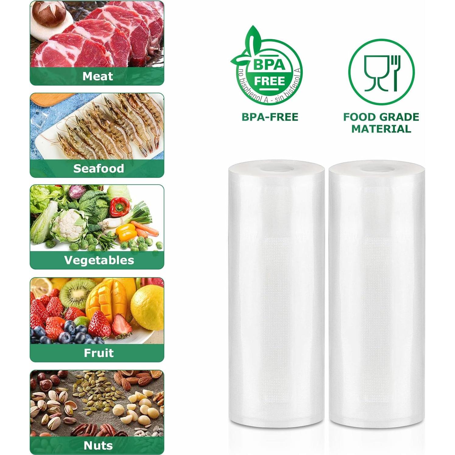 Bolsas de Sellado al Vacío Fresko 20.32cm x 6.1m - 2 Rollos