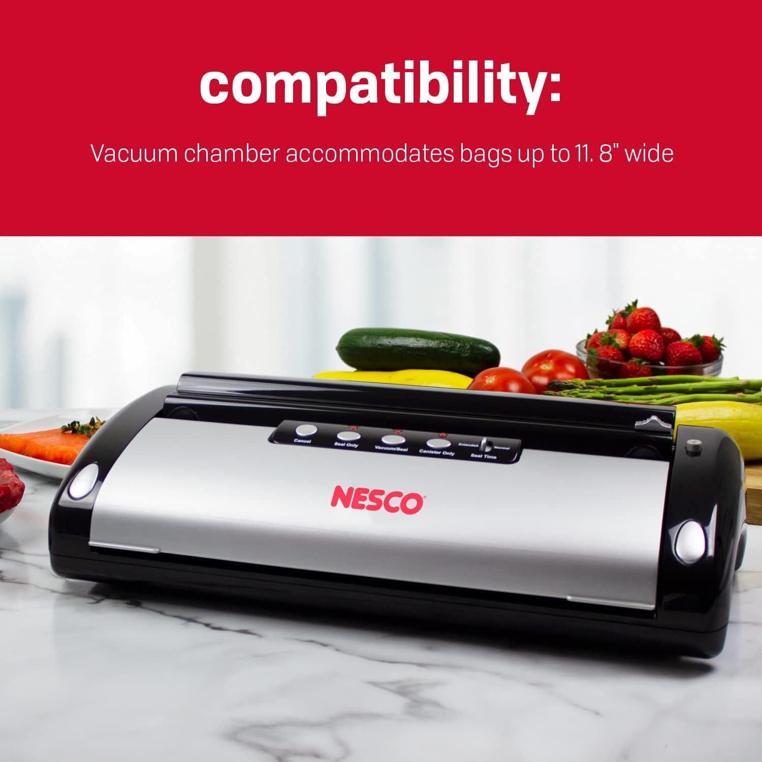 Sellador al Vacío Nesco VS-02 Automático 130W Negro