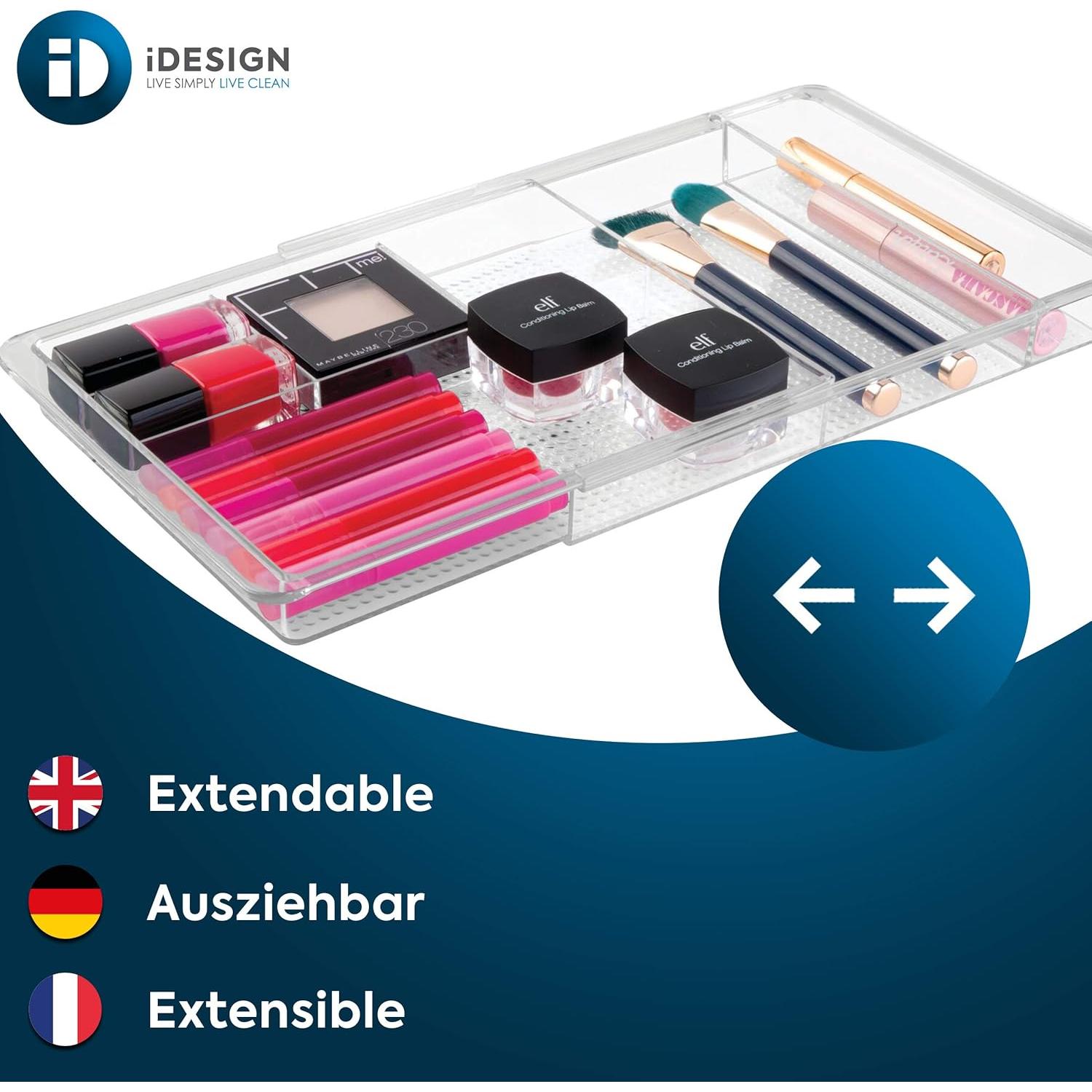 Organizador de Cajón Expandible iDesign Clarity 28.6 a 46.99 cm