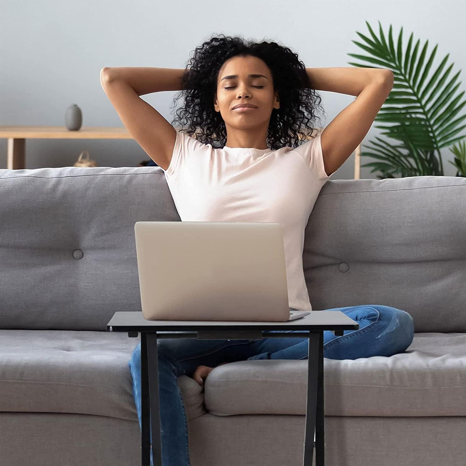 Juego de 5 Mesas Plegables de Madera PJ Wood Negro