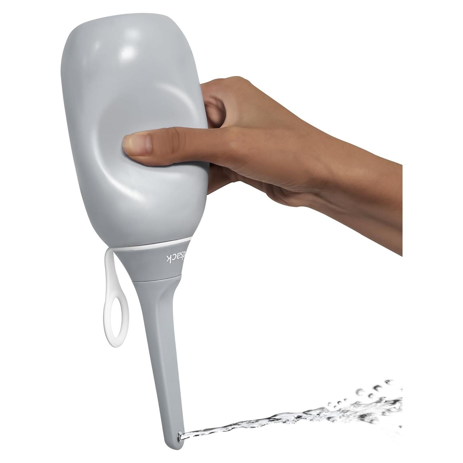 Rociador de Bidet Portátil Redsack 400ml Alta Presión Gris