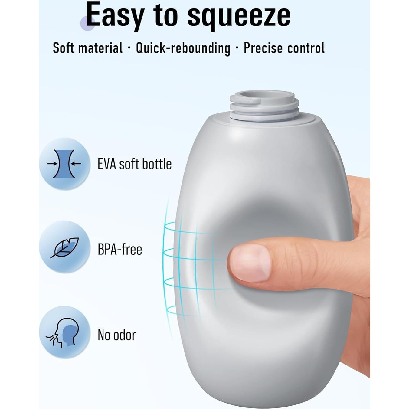 Rociador de Bidet Portátil Redsack 400ml Alta Presión Gris