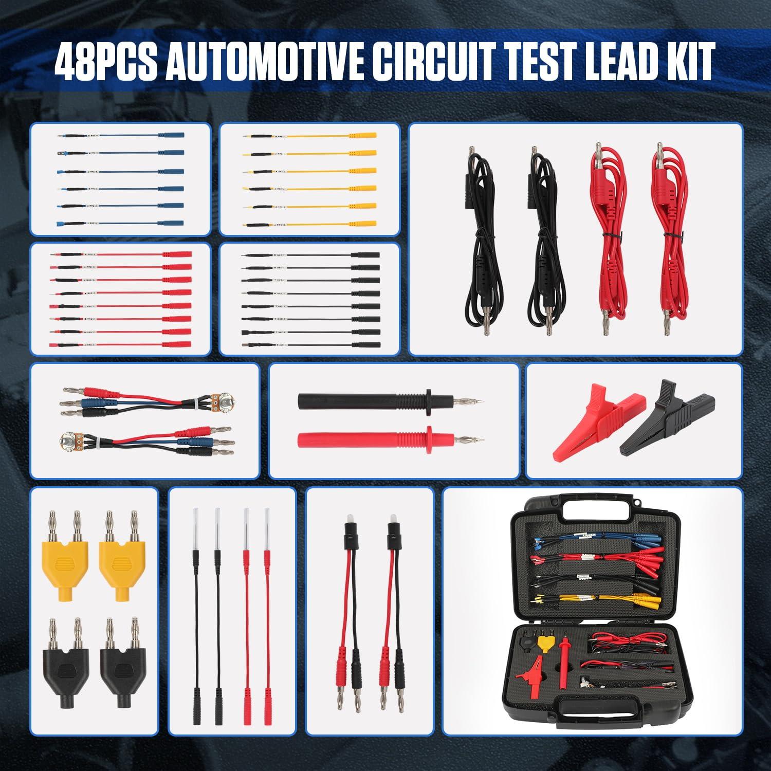 Kit de Cables de Prueba de Circuito Automotriz LINXINO 48PCS