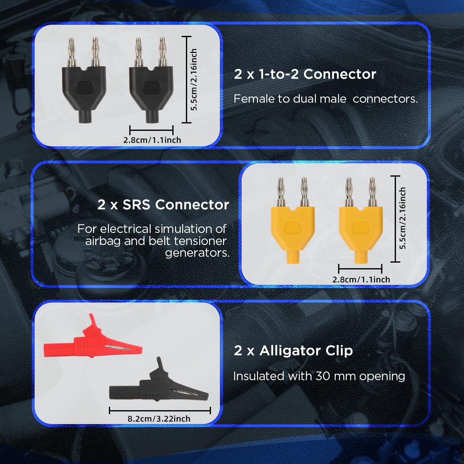 Kit de Cables de Prueba de Circuito Automotriz LINXINO 48PCS