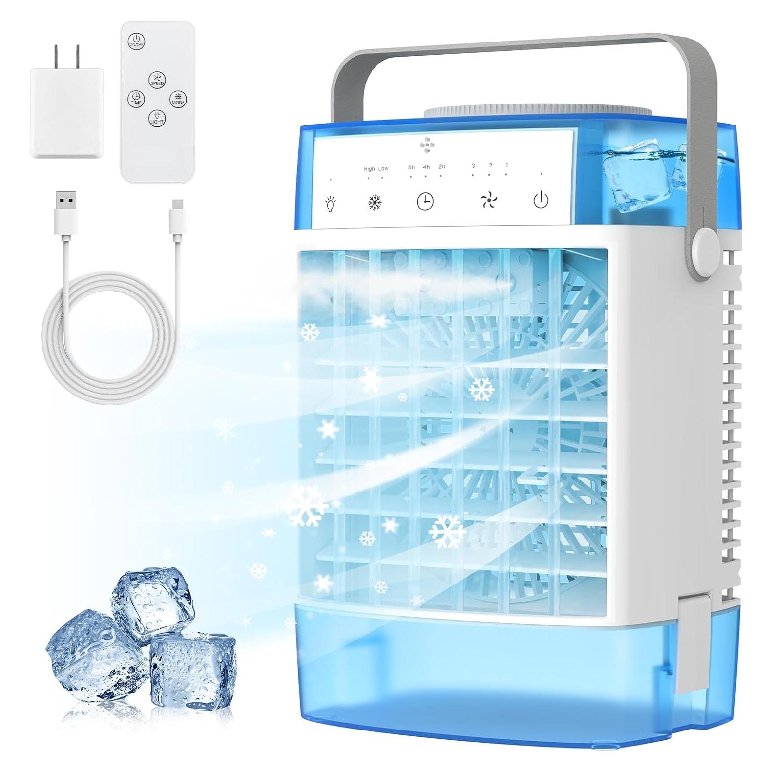 Acondicionador de Aire Portátil 3-en-1 Habseli CF-626R 1000ml