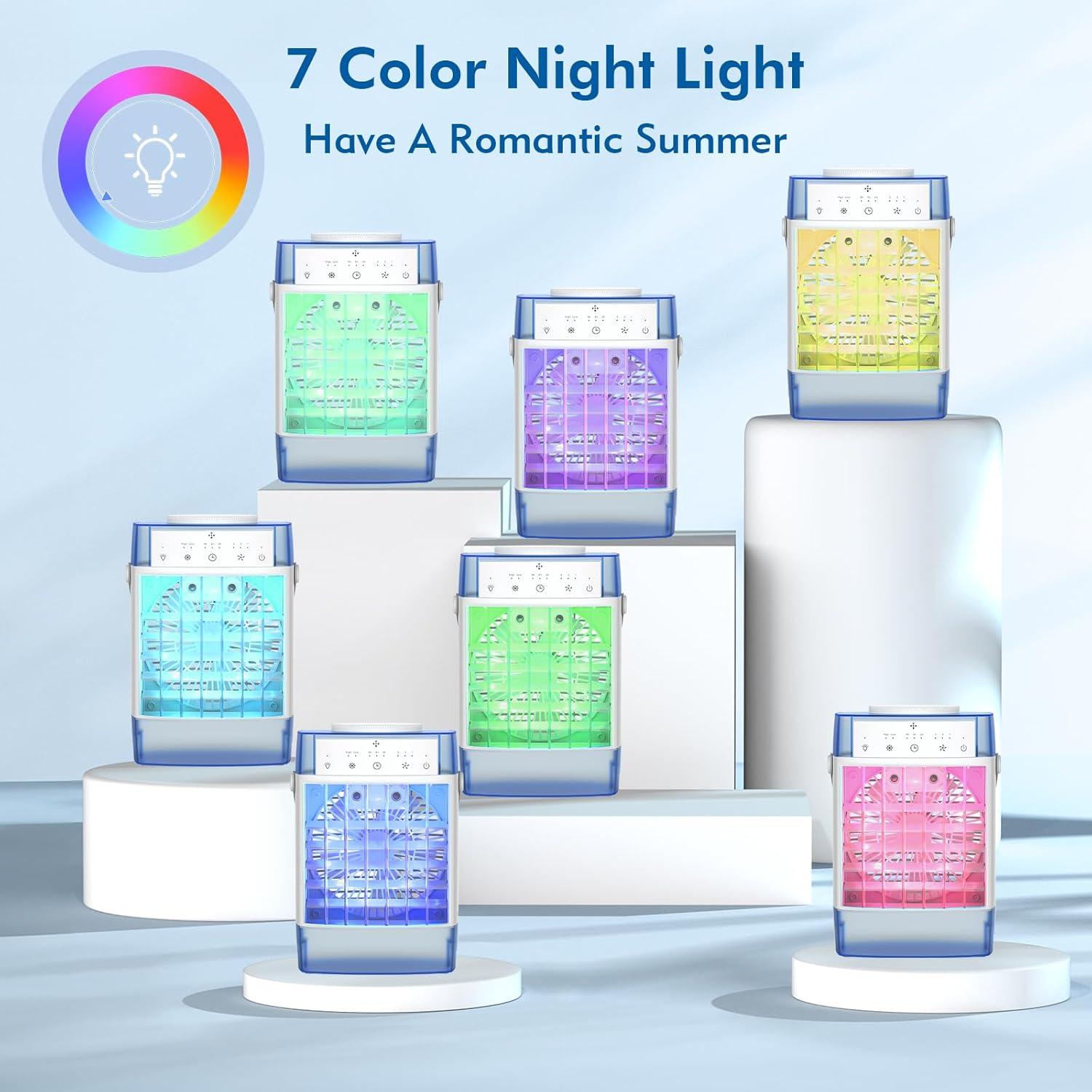 Acondicionador de Aire Portátil 3-en-1 Habseli CF-626R 1000ml