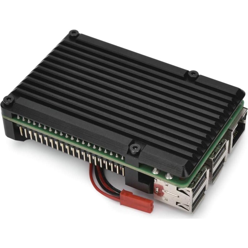 Caja de Aluminio para Raspberry Pi 3 B+ con Ventilador Dual