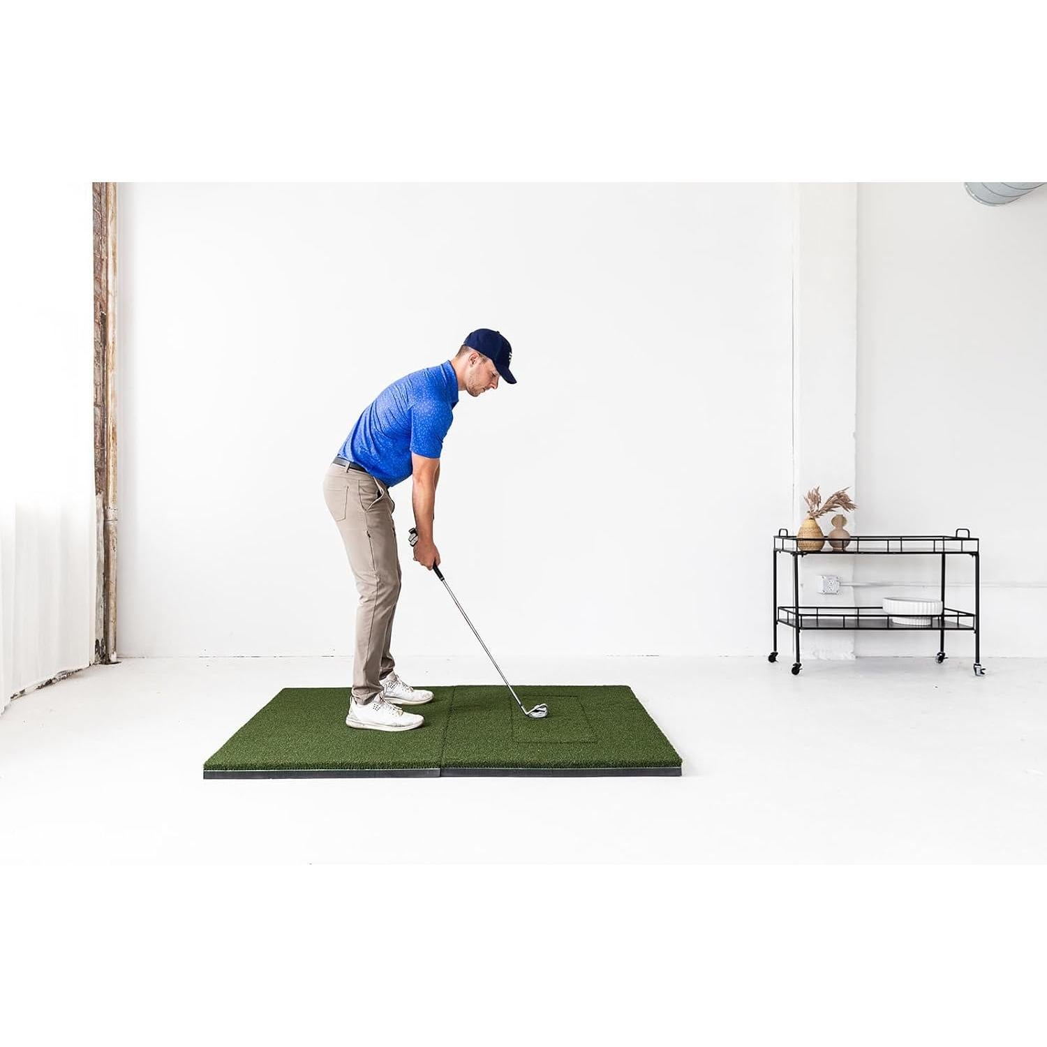 Alfombra Simulador Golf TrueBirdie Beaver Tail 1.68x1.22m