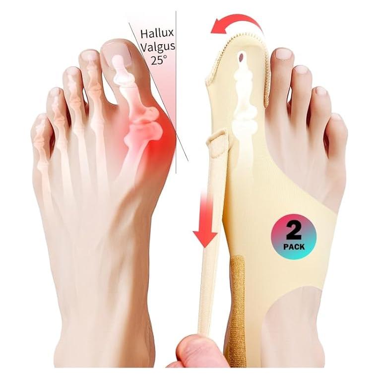 Corrector de Juanetes RUSHFORWARD Ajustable Unisex - Alivio Hallux Valgus