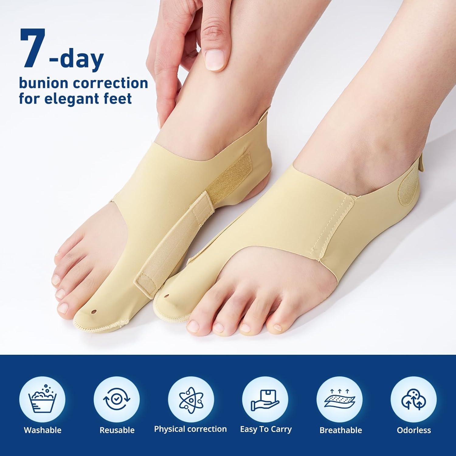 Corrector de Juanetes RUSHFORWARD Ajustable Unisex - Alivio Hallux Valgus