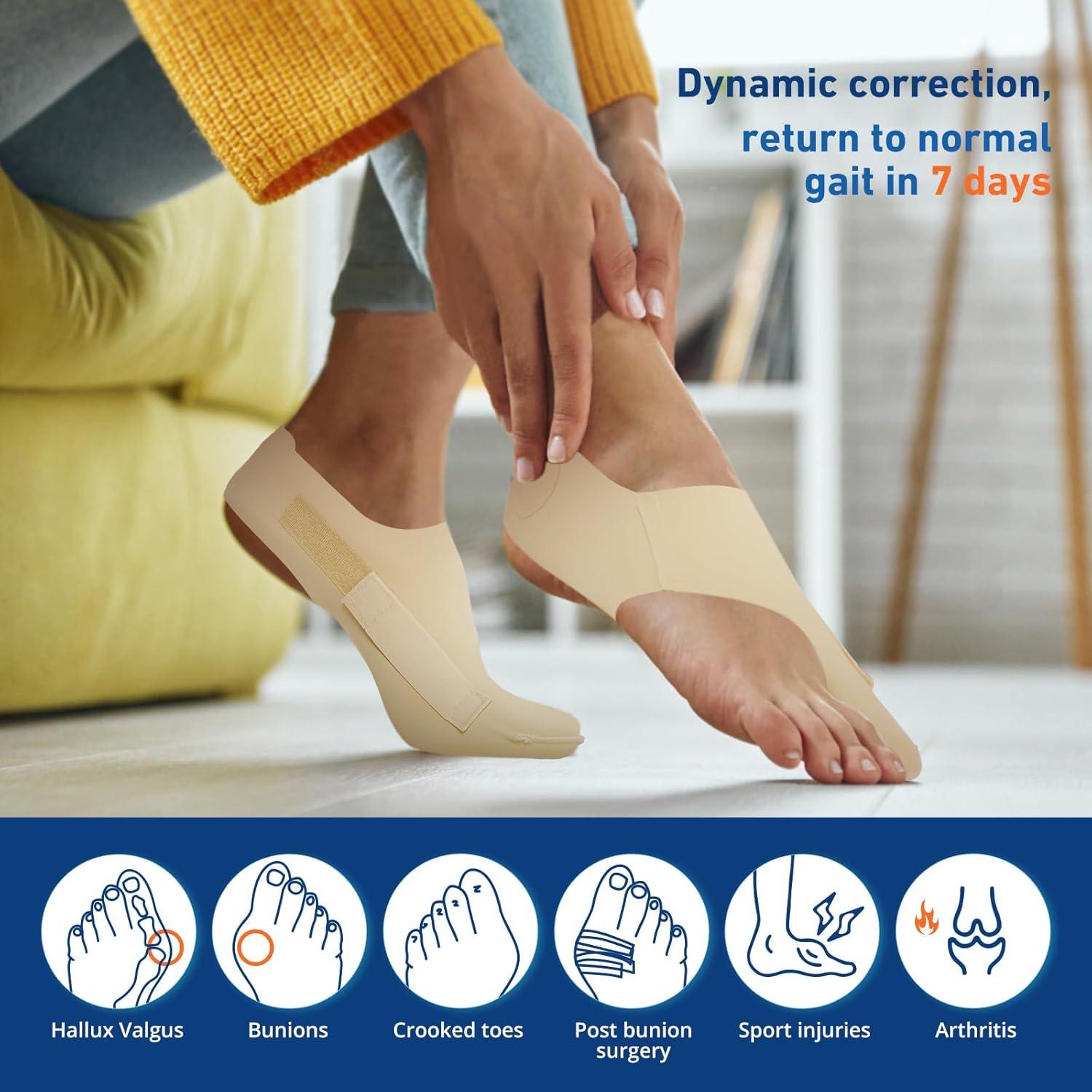 Corrector de Juanetes RUSHFORWARD Ajustable Unisex - Alivio Hallux Valgus