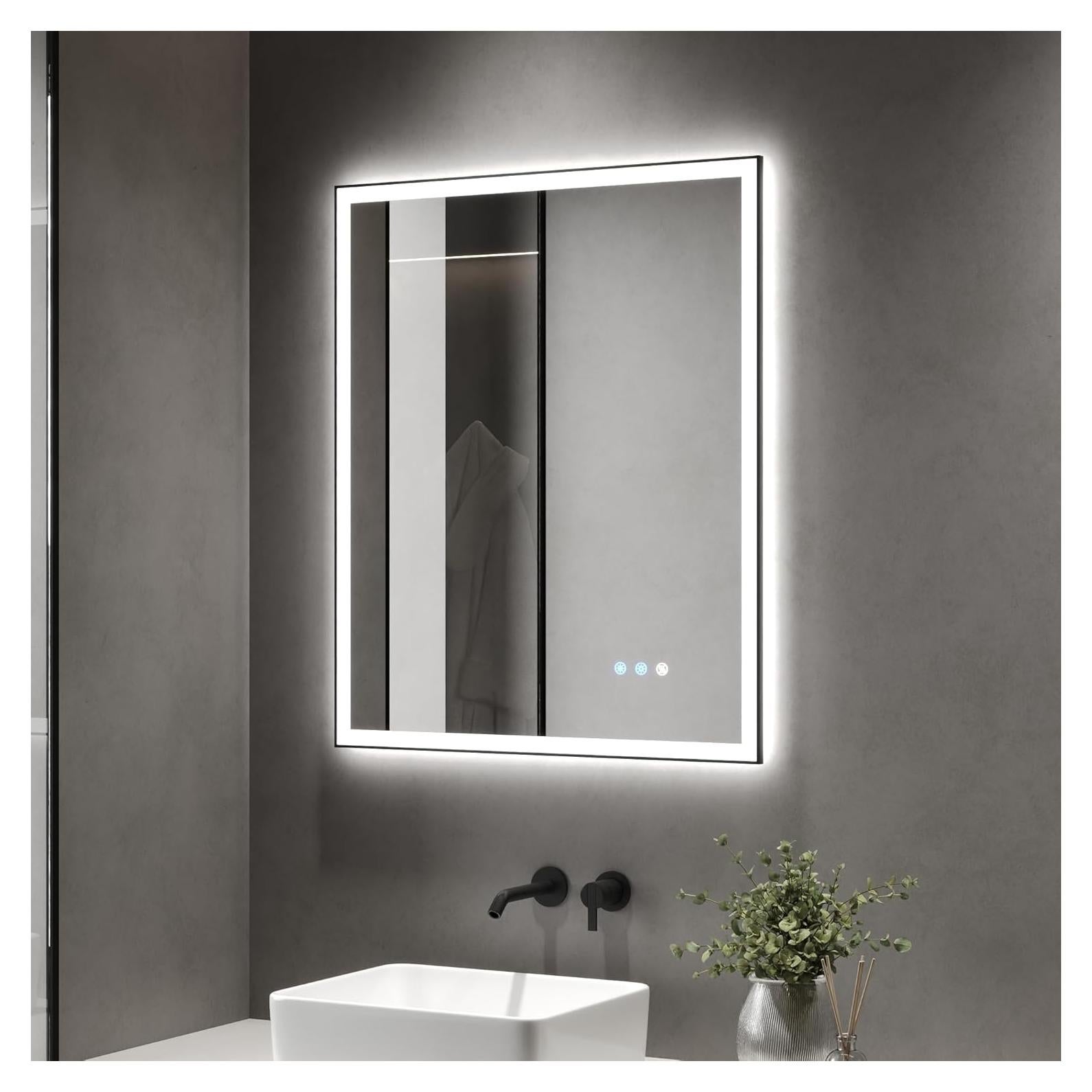 Espejo de Baño LED Deer Valley 76 x 91 cm Retroiluminado