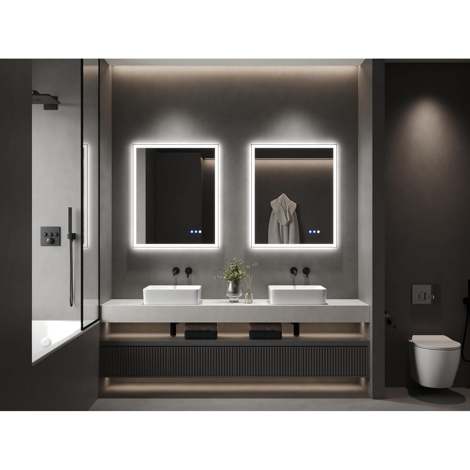 Espejo de Baño LED Deer Valley 76 x 91 cm Retroiluminado