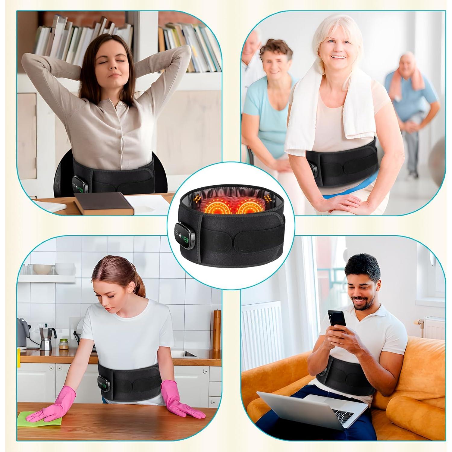 Almohadilla Térmica Inalámbrica BINGONE con Masajeador 5000mAh