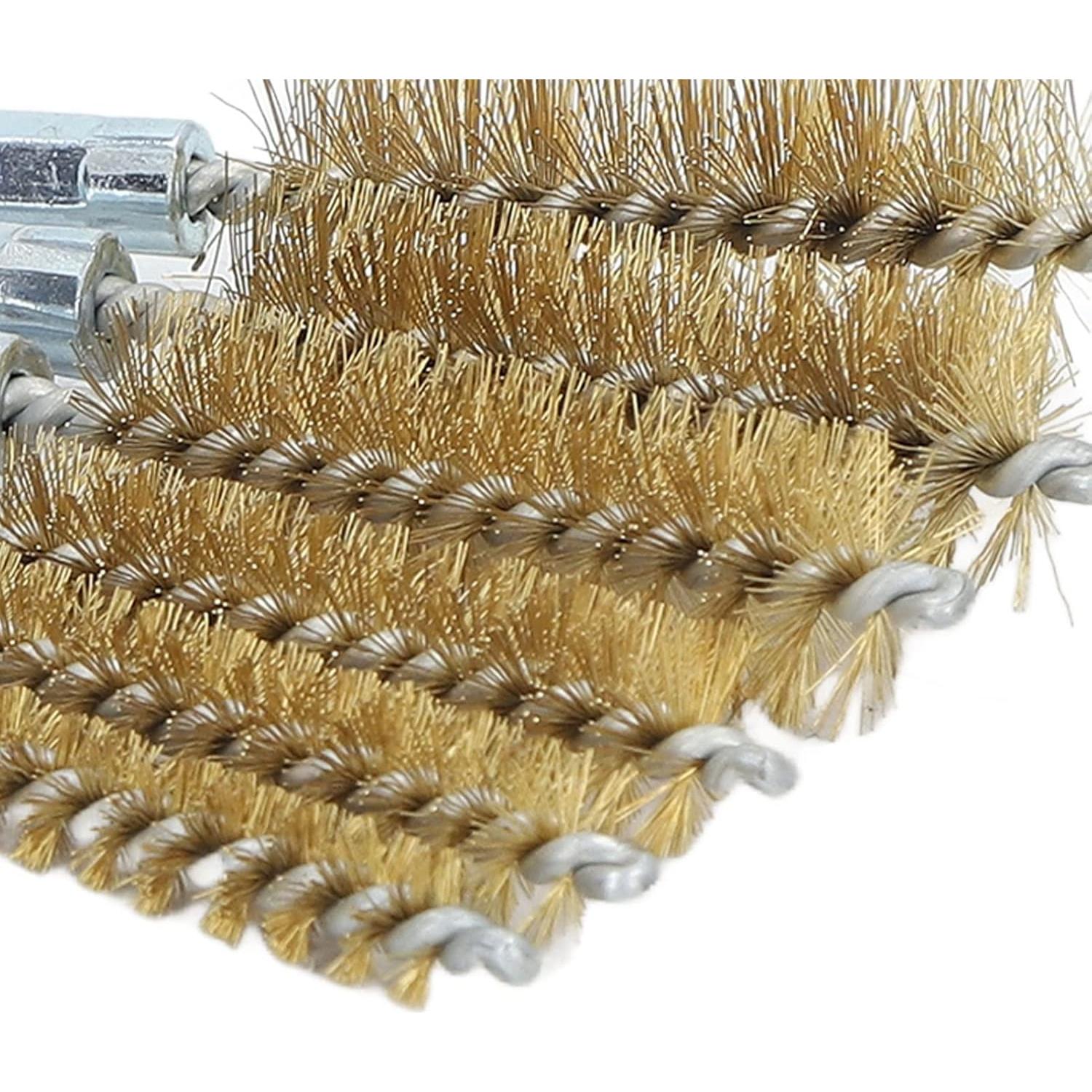 Juego de 6 Cepillos de Limpieza WALFRONT con Mango Hexagonal