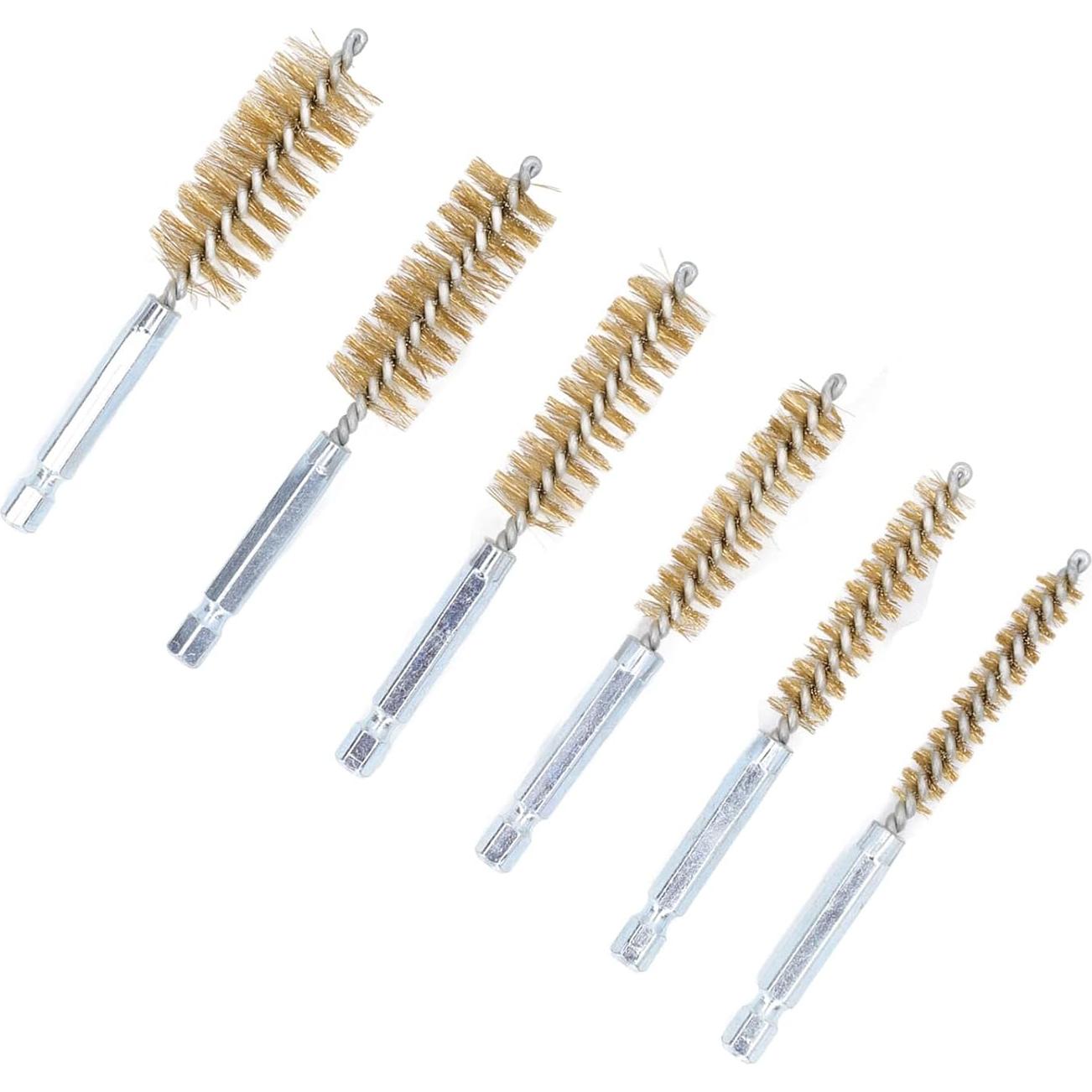 Juego de 6 Cepillos de Limpieza WALFRONT con Mango Hexagonal