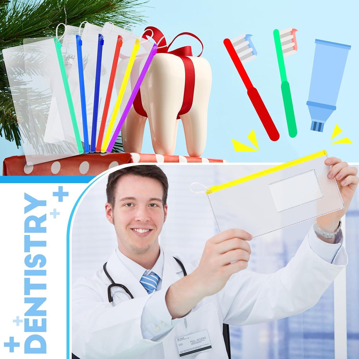 Bolsas de Cremallera Dental Timgle 200 Pcs 25x10 cm