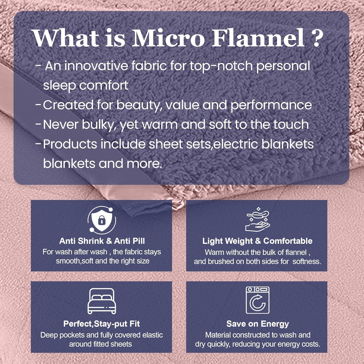 Manta Térmica Eléctrica Completo Thermee Rosa Sherpa