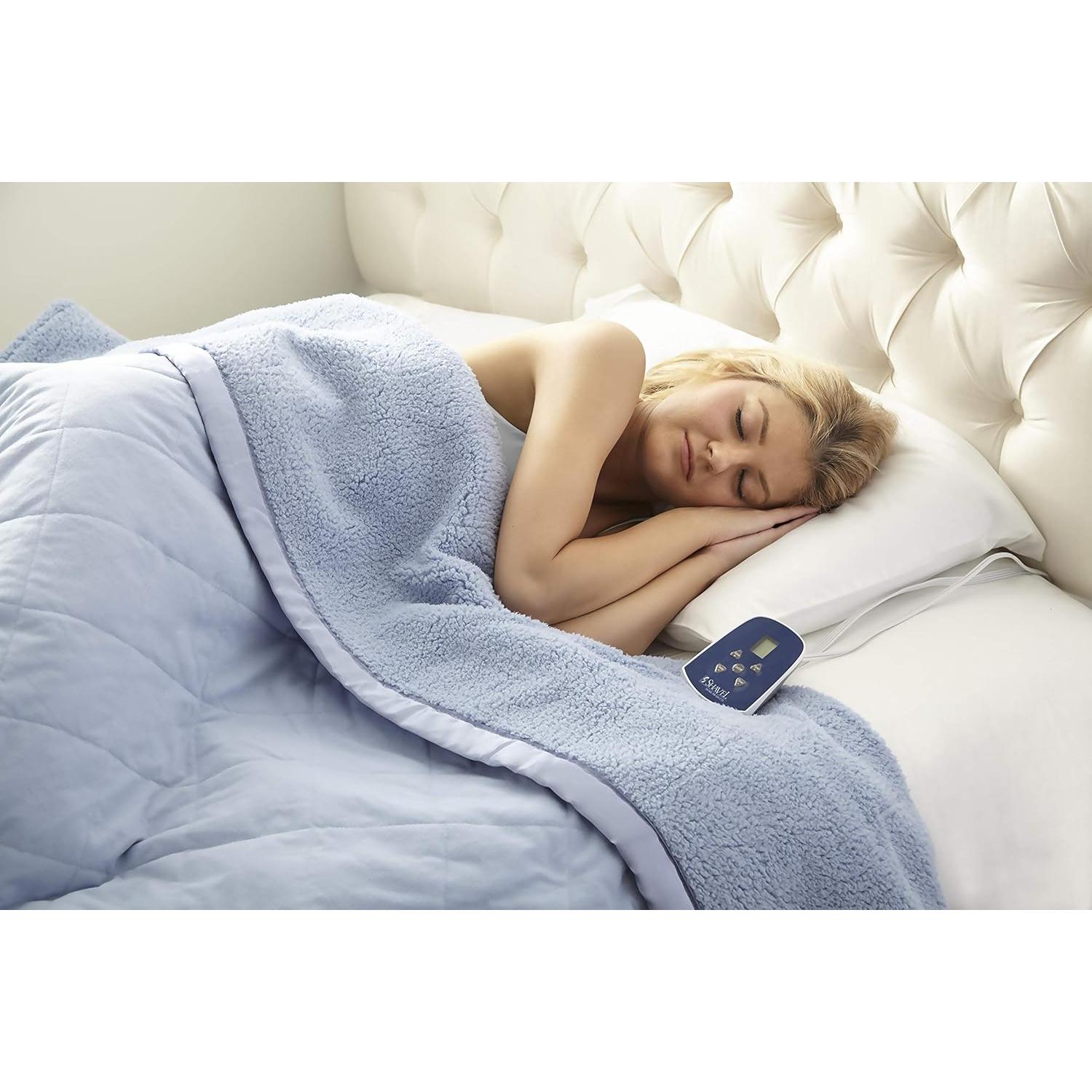 Manta Térmica Eléctrica Completo Thermee Rosa Sherpa