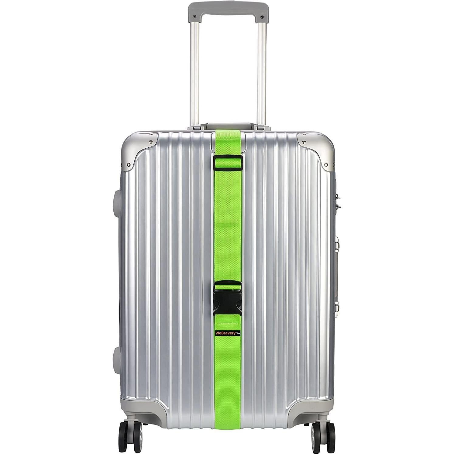 Correas de Equipaje Ajustables WeBravery 4Pcs Multicolor 200CM