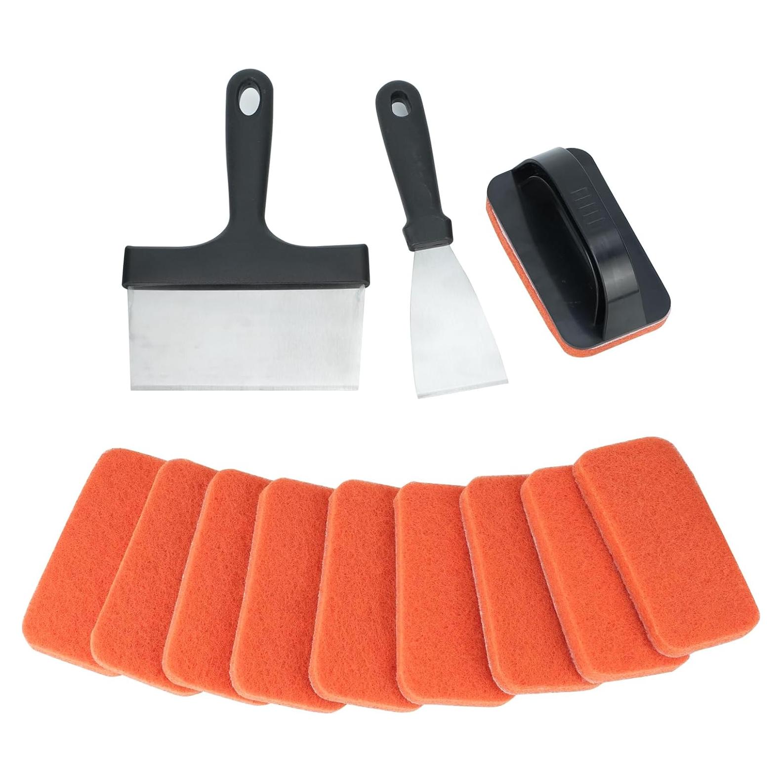 Kit de Limpieza de Plancha Tilldawn 13 Piezas con Raspadores y Almohadillas