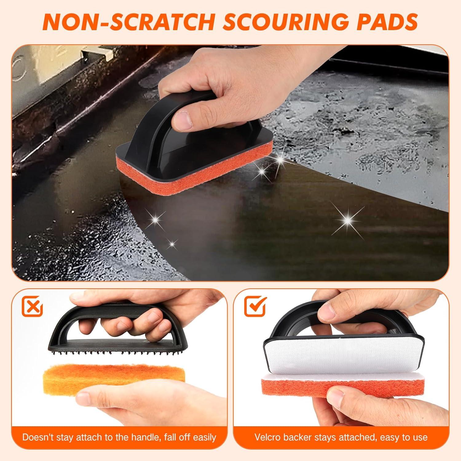 Kit de Limpieza de Plancha Tilldawn 13 Piezas con Raspadores y Almohadillas