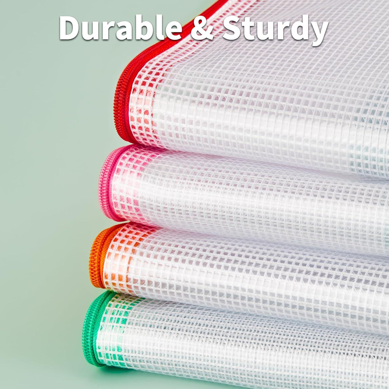 Bolsas de Malla con Cremallera JARLINK A3 12 Pcs 42x31 cm