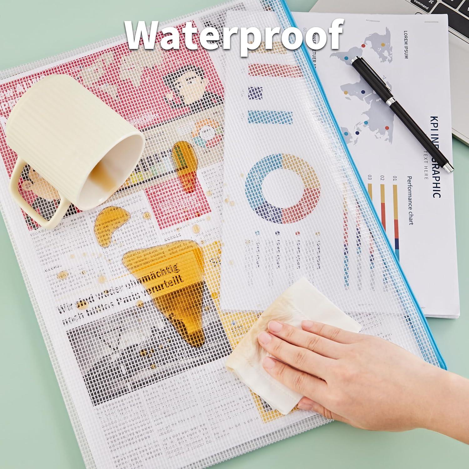 Bolsas de Malla con Cremallera JARLINK A3 12 Pcs 42x31 cm