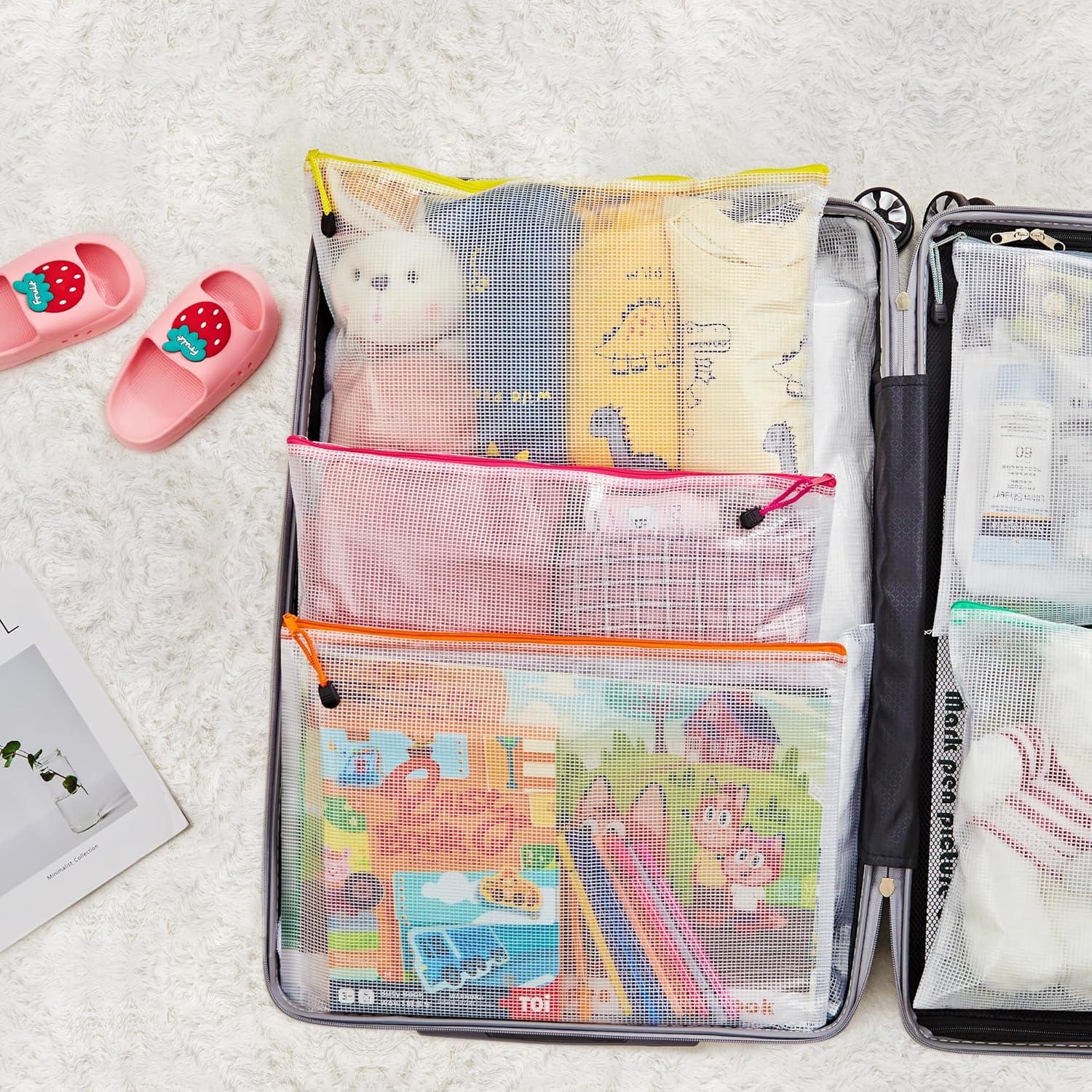 Bolsas de Malla con Cremallera JARLINK A3 12 Pcs 42x31 cm