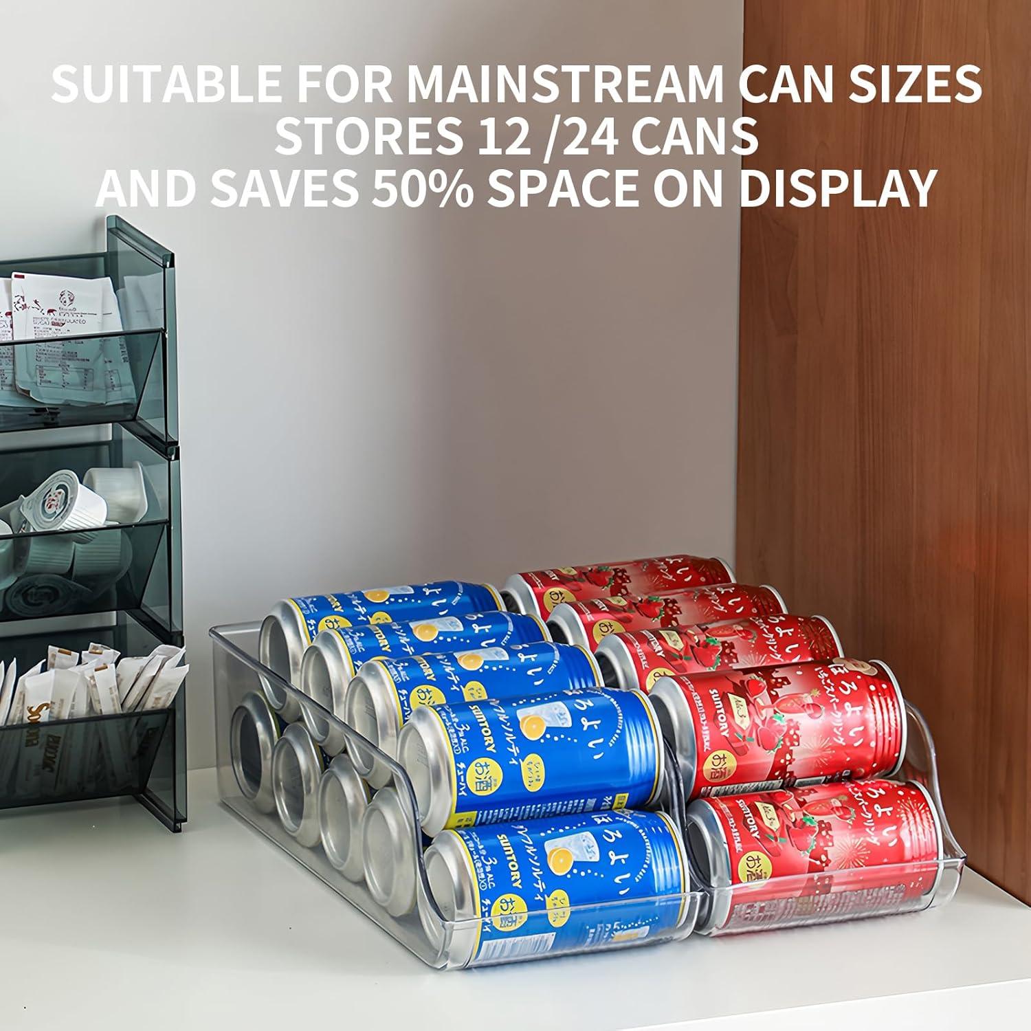 Organizador de Latas de Soda Zooyeea 2 Paquetes 27x9.6cm