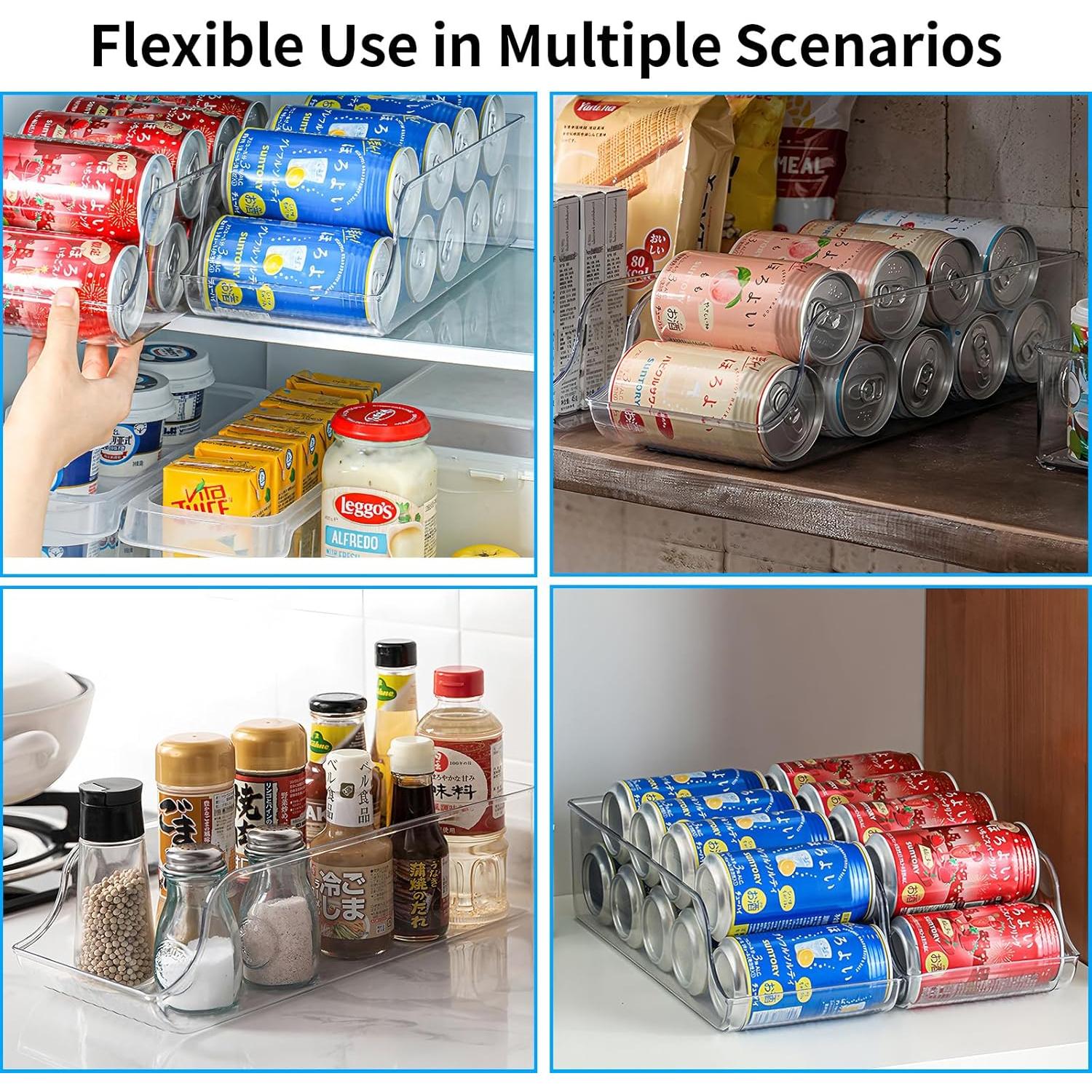 Organizador de Latas de Soda Zooyeea 2 Paquetes 27x9.6cm