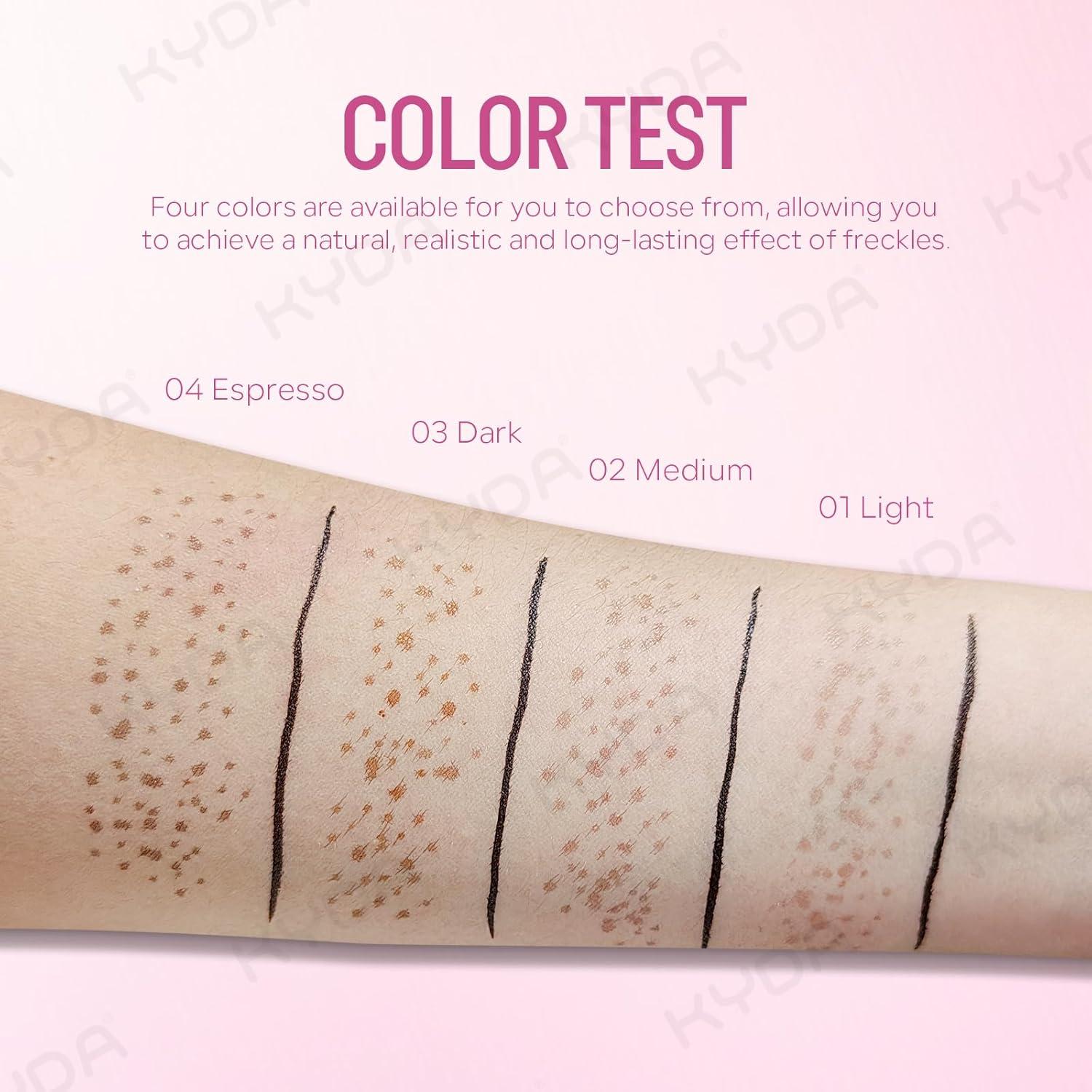 Bolígrafo Delineador Líquido KYDA 2 en 1 para Pecas - Impermeable