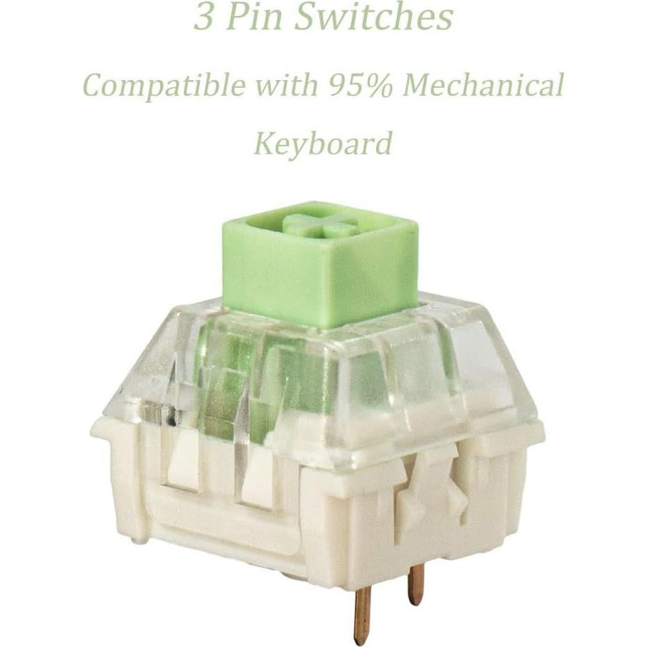 Paquete de 10 Interruptores Mecánicos Kailh Box Jade IP56