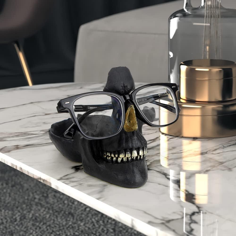 Soporte de Gafas Calavera Mrlikale Negro - Almacenamiento Creativo