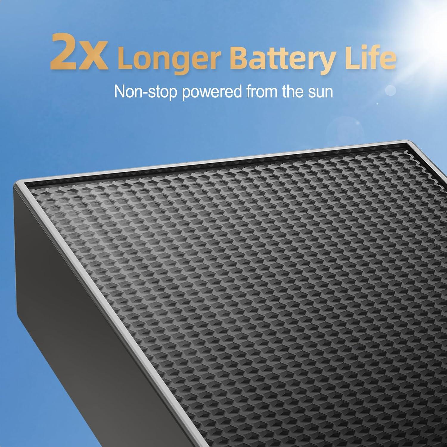 Cámara de Seguridad Solar Inalámbrica PM POPMAKE 2K IP65