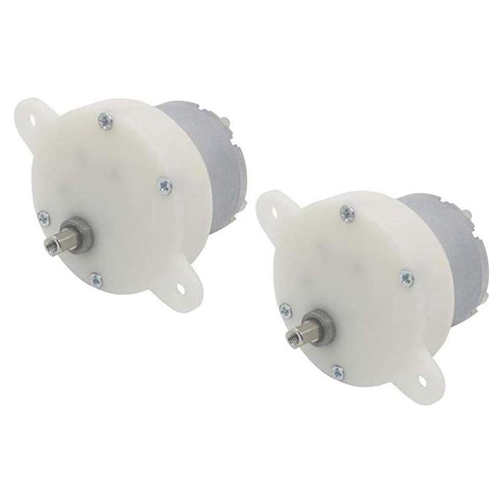 Motor de Engranaje DC 12V 10RPM Lheng - 2 Piezas Metal